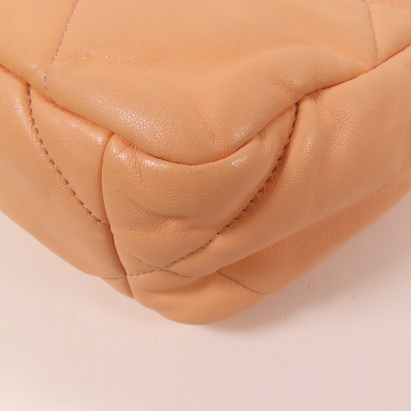 CHANEL 羊皮皮革Chanel 19 Small金扣鏈帶肩背袋-13