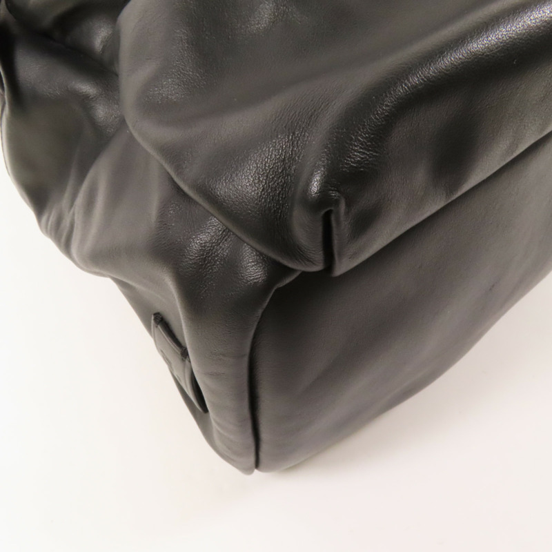 FENDI 牛皮皮革Backpack銀扣背包-11