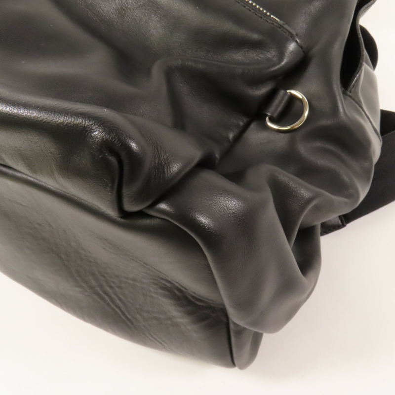 FENDI 牛皮皮革Backpack銀扣背包-12