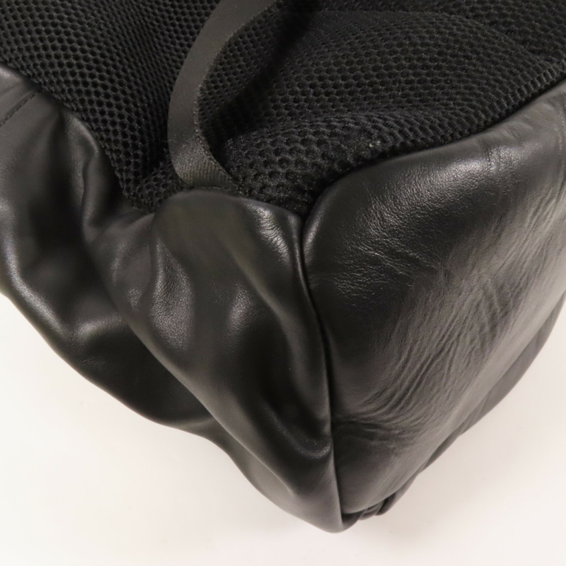 FENDI 牛皮皮革Backpack銀扣背包-13