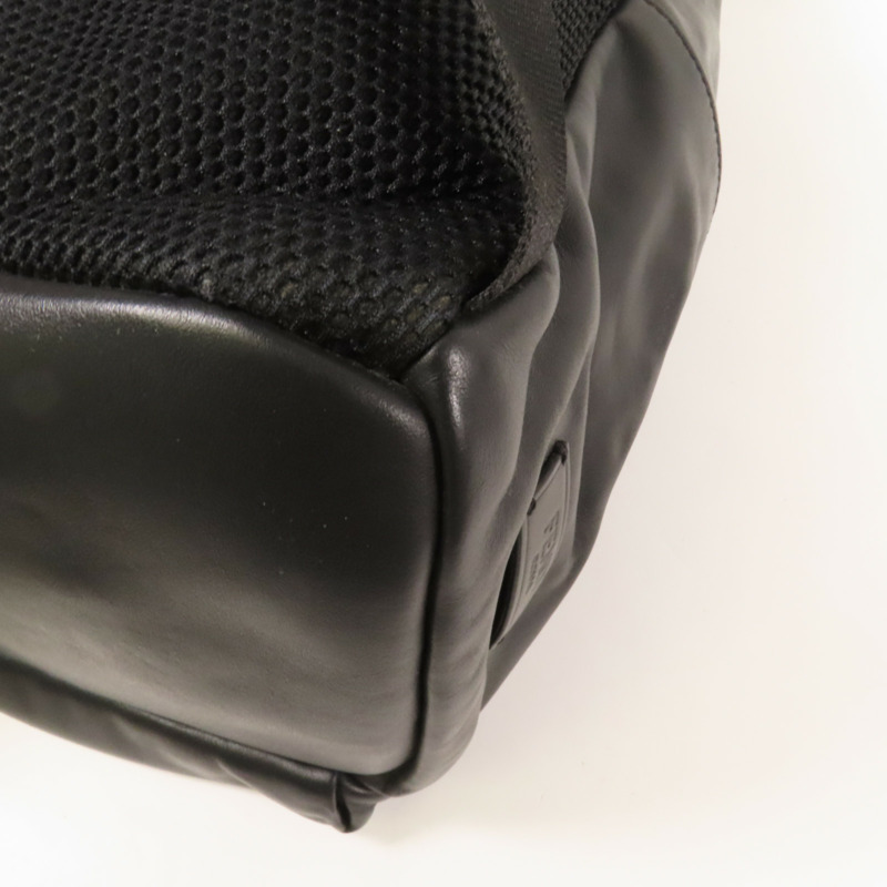 FENDI 牛皮皮革Backpack銀扣背包-14