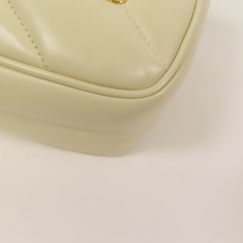 GUCCI 羊皮皮革GG Marmont金扣肩背袋-14