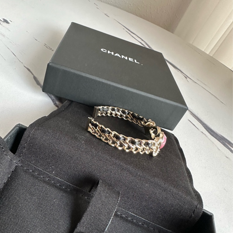 Chanel coco手環 粉色愛心💞-2