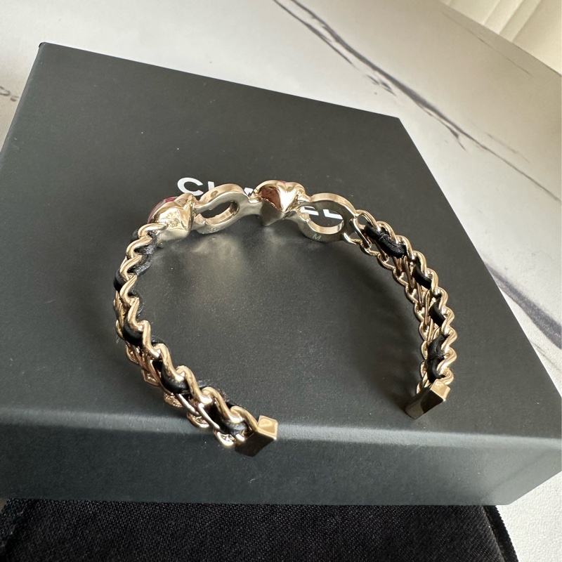 Chanel coco手環 粉色愛心💞-6