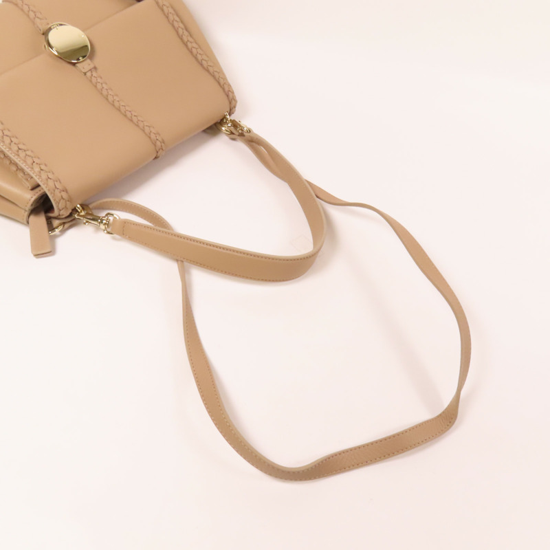 Chloe 牛皮皮革Penelope金扣手挽肩背兩用袋-5