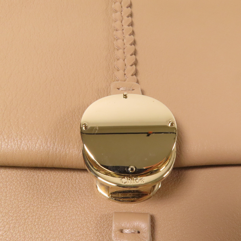Chloe 牛皮皮革Penelope金扣手挽肩背兩用袋-7