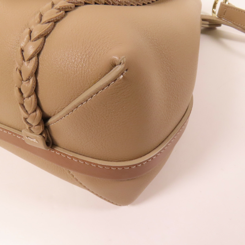 Chloe 牛皮皮革Penelope金扣手挽肩背兩用袋-13