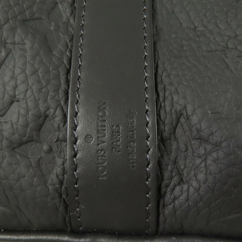 LOUIS VUITTON Monogram Taurillon Keepall Bandouliere35手挽肩背兩用袋-10