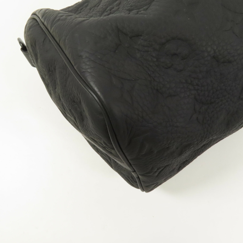 LOUIS VUITTON Monogram Taurillon Keepall Bandouliere35手挽肩背兩用袋-14