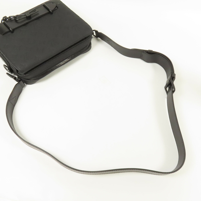 LOUIS VUITTON Monogram Taurillon Steamer Messenger肩背袋-5