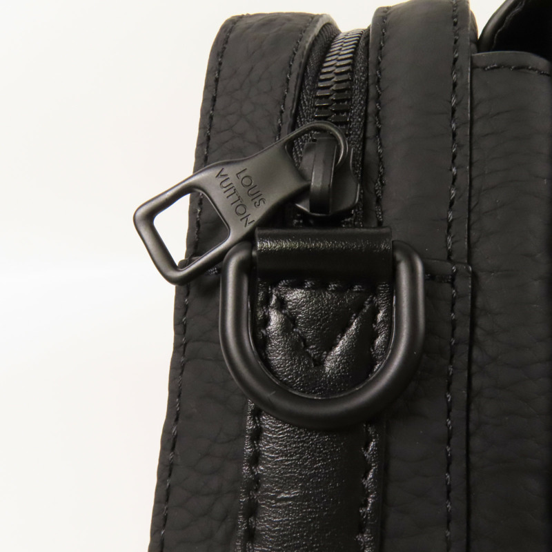 LOUIS VUITTON Monogram Taurillon Steamer Messenger肩背袋-7