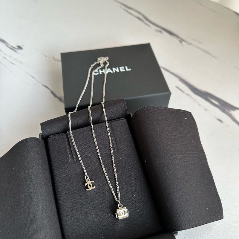Chanel 骰子🎲 項鍊 有鑽🥰超好看-3