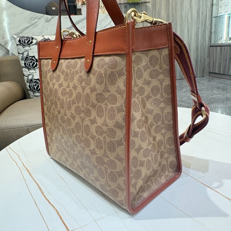 *SHIHNA名牌精品*COACH小恐龍 Rexy 徽章手提肩背包-4