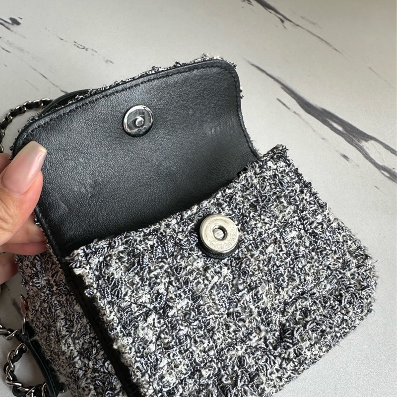 Chanel mini小後背包 好可愛 秋冬好適合-14