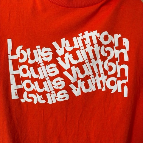 LV橘色短袖 含購證99新