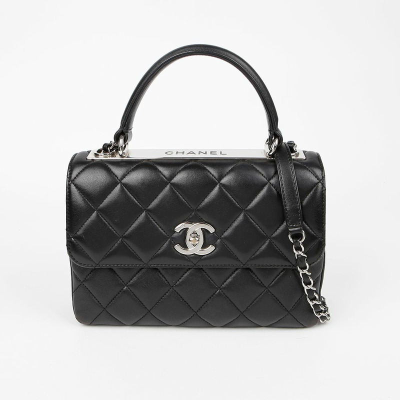 CHANEL 時尚 CC 小型托特單肩包 A92236-1