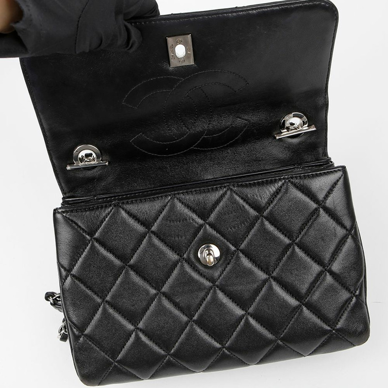 CHANEL 時尚 CC 小型托特單肩包 A92236-11