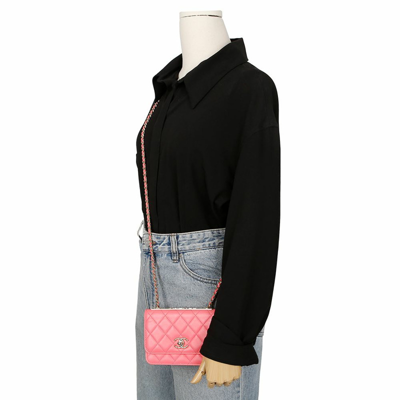 【包稅】CHANEL AP1762 時尚 CC WOC 肩斜背包-11