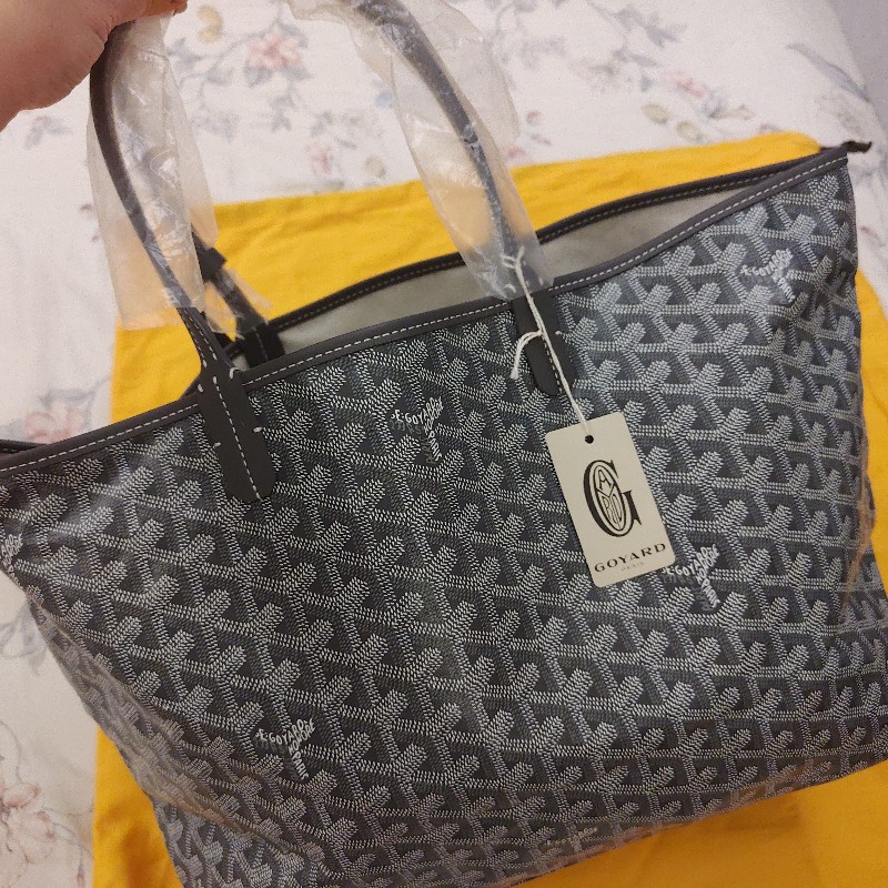 GOYARD 托特子母包(灰色)(PM)-10