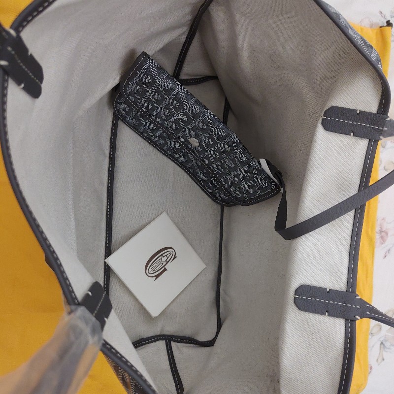 GOYARD 托特子母包(灰色)(PM)-15