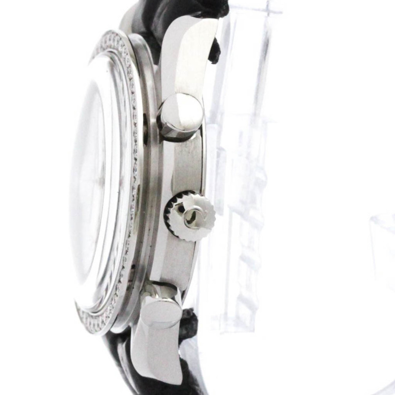 歐米茄超霸系列鑽石 MOP 錶盤鋼製男士手錶 3835.70.36 拋光-3