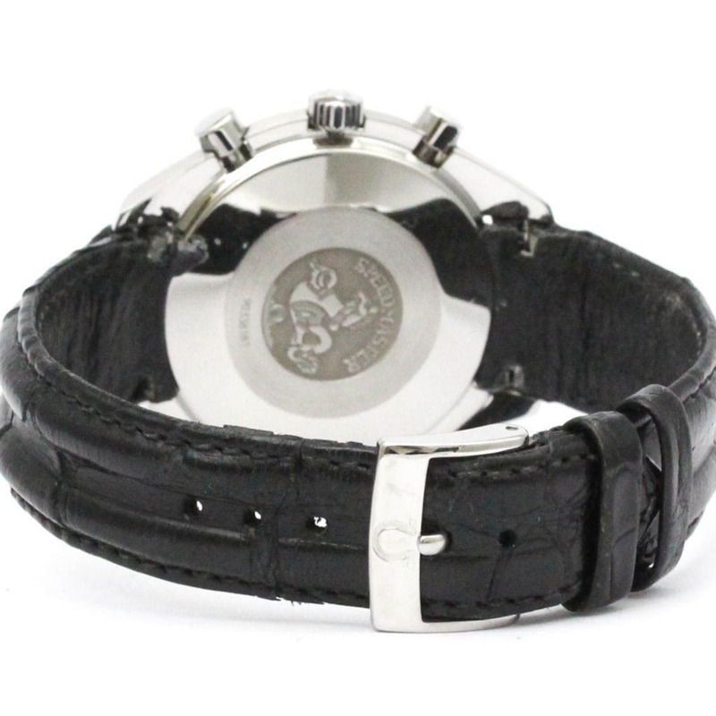 歐米茄超霸系列鑽石 MOP 錶盤鋼製男士手錶 3835.70.36 拋光-4