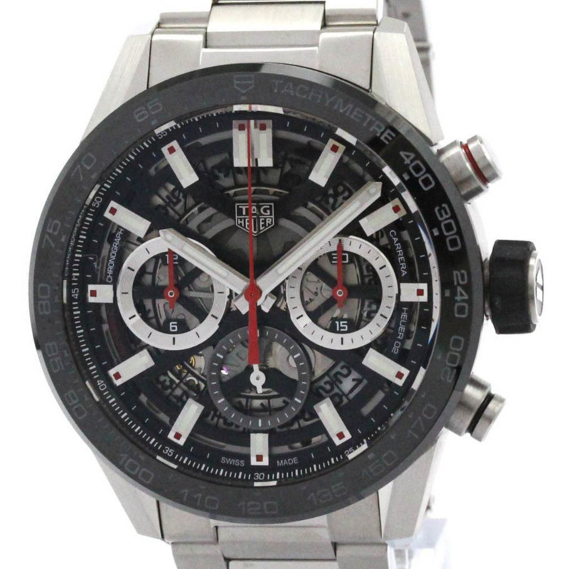 泰格豪雅 Carrera Calibre Heuer 02 計時碼錶男式手錶 CBG2010-0