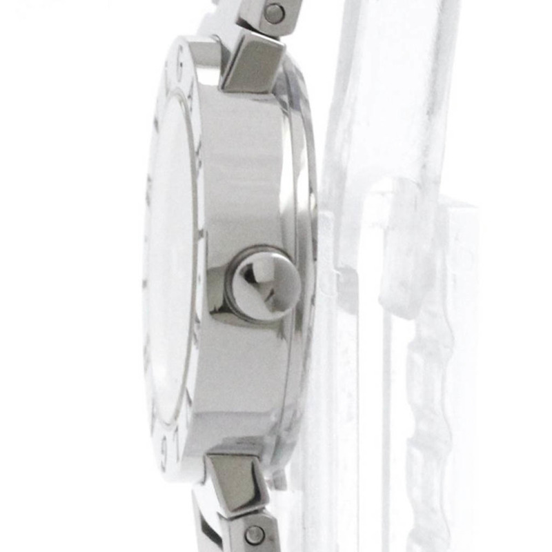 BVLGARI BVLGARI-BVLGARI 鋼石英女錶 BB23SS 拋光-3