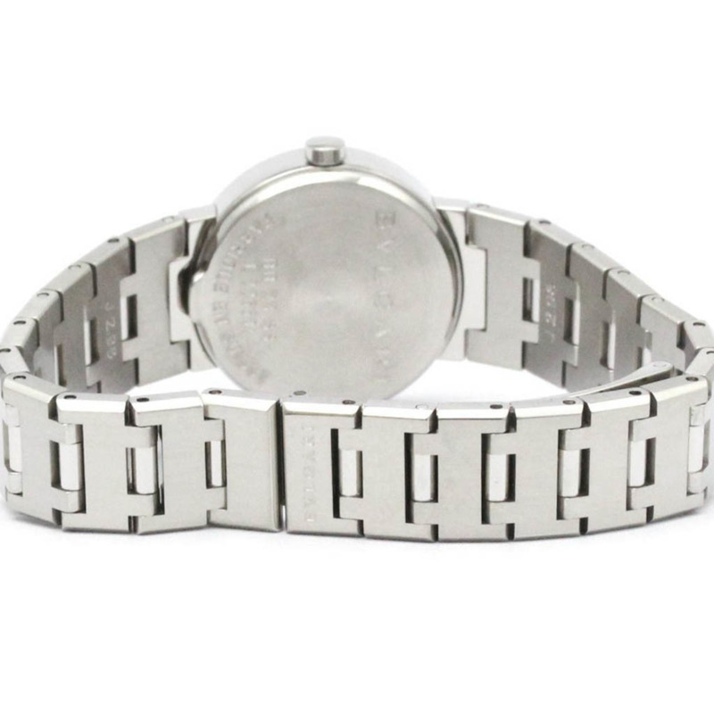 BVLGARI BVLGARI-BVLGARI 鋼石英女錶 BB23SS 拋光-4