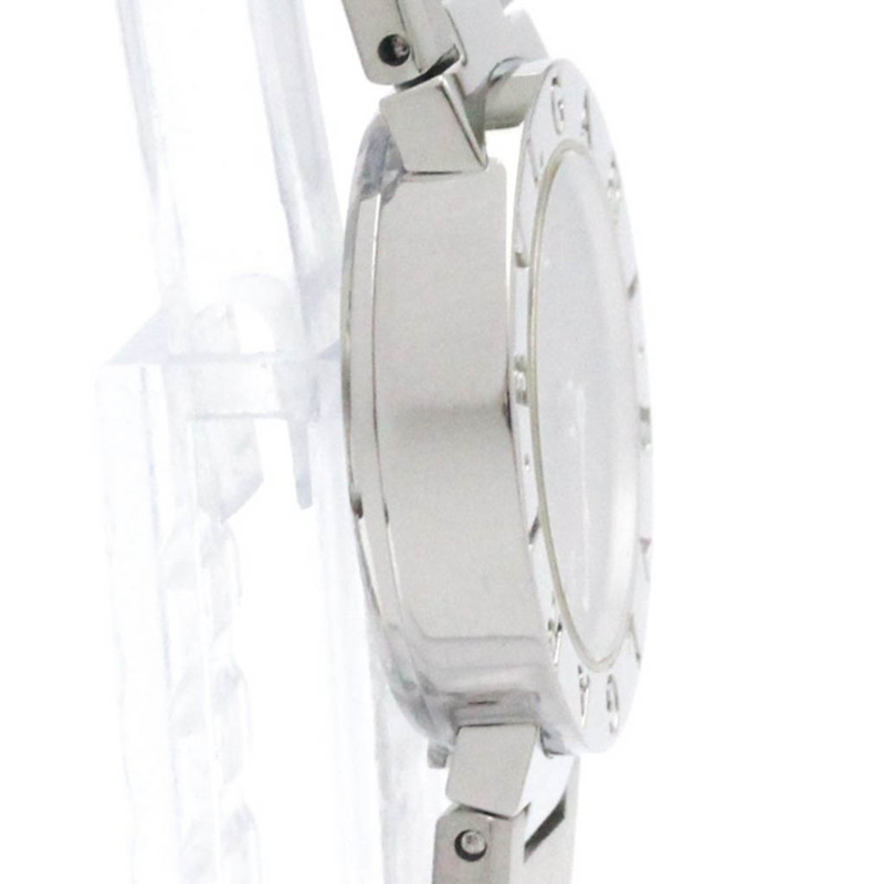 BVLGARI BVLGARI-BVLGARI 鋼石英女錶 BB23SS 拋光-7