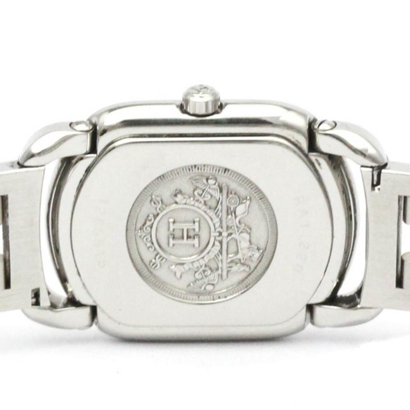 愛馬仕 Rally 鍍金鋼石英女士手錶 RA1.220 拋光-5