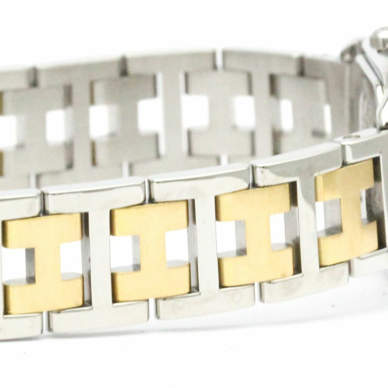 愛馬仕 Rally 鍍金鋼石英女士手錶 RA1.220 拋光-6