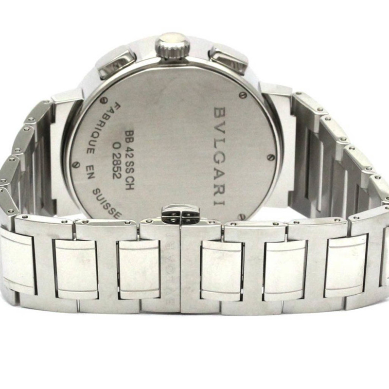 BVLGARI BVLGARI-BVLGARI 計時碼錶自動腕錶 BB42SSCH 拋光-4