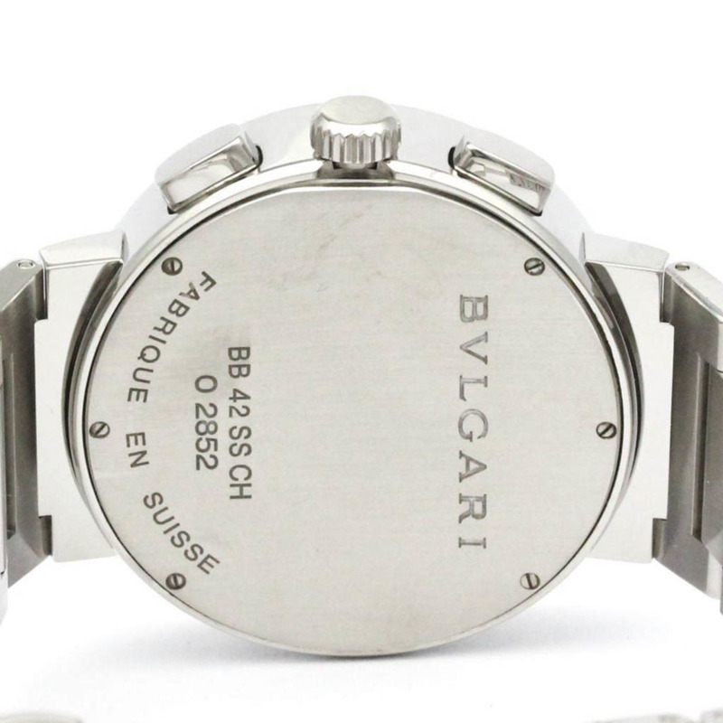 BVLGARI BVLGARI-BVLGARI 計時碼錶自動腕錶 BB42SSCH 拋光-5