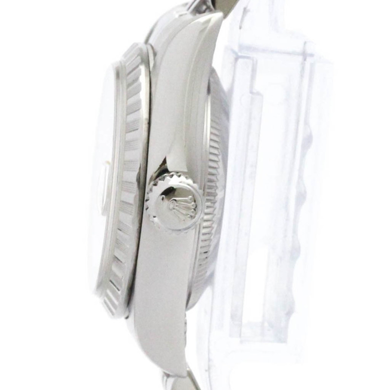 勞力士蠔式恆動 Date P 系列鋼自動女用腕錶拋光-3