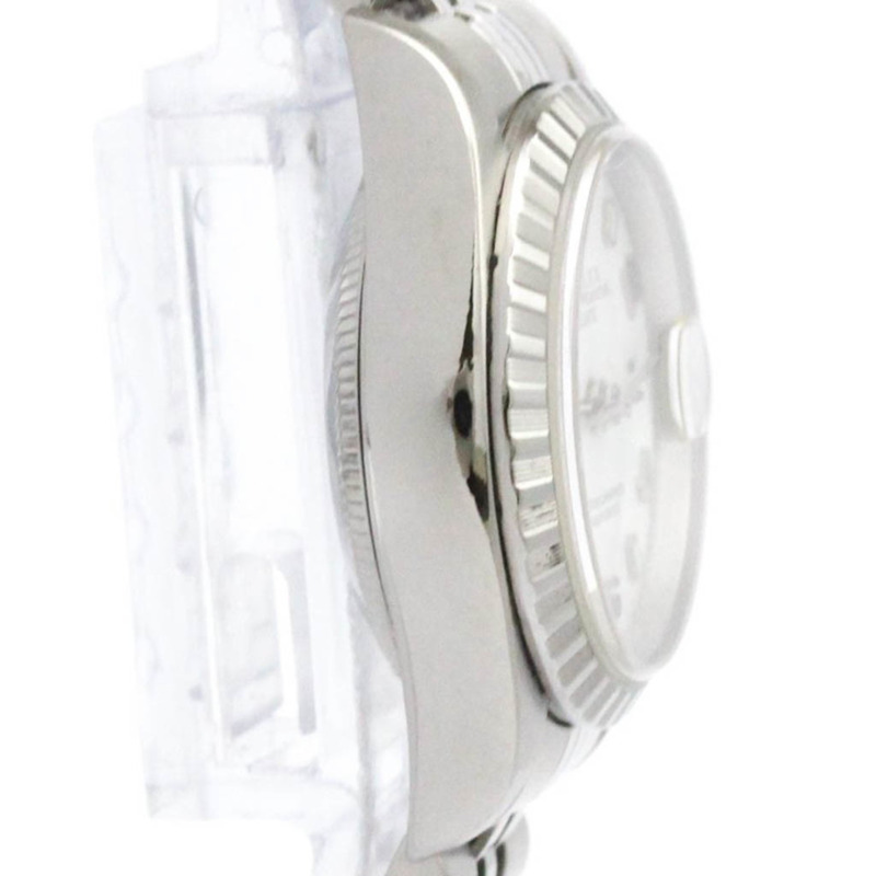 勞力士蠔式恆動 Date P 系列鋼自動女用腕錶拋光-7