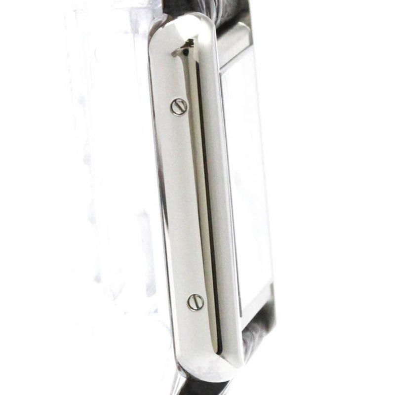 卡地亞 Tank Solo SM 鋼石英女士手錶 W5200005 拋光-7