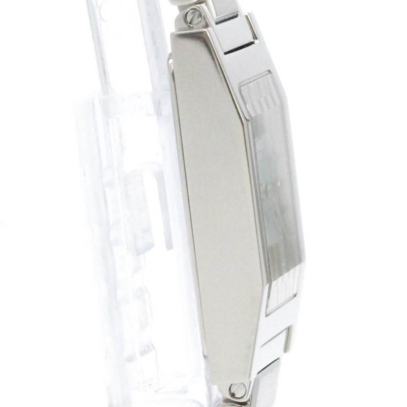 愛馬仕 Tandem 藍色 MOP 錶盤鋼質石英女士手錶 TA1.210 拋光-7