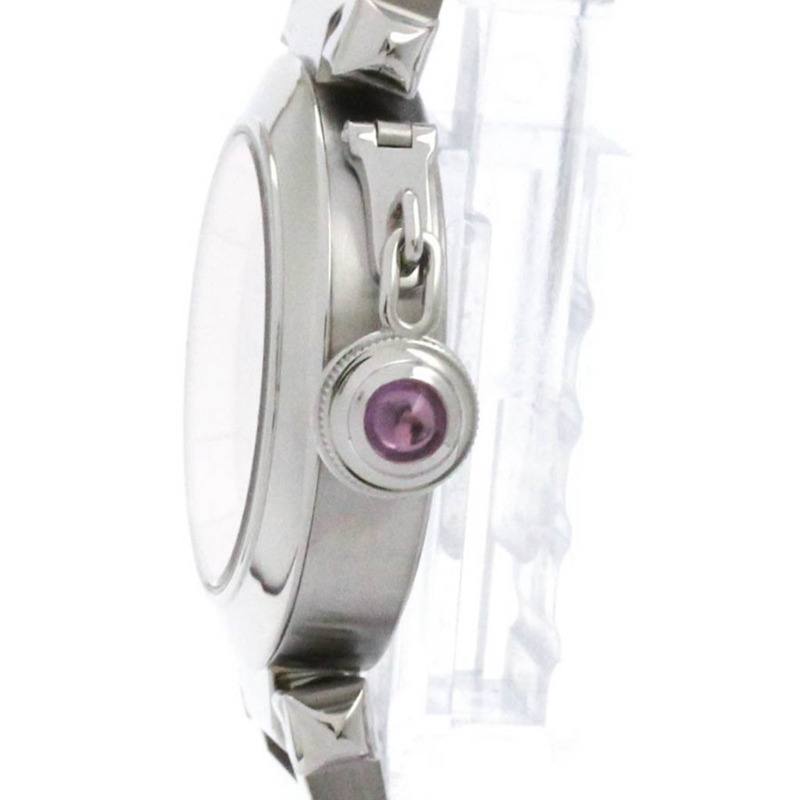 卡地亞 Miss Pasha 鋼石英女士手錶 W3140008 拋光-3