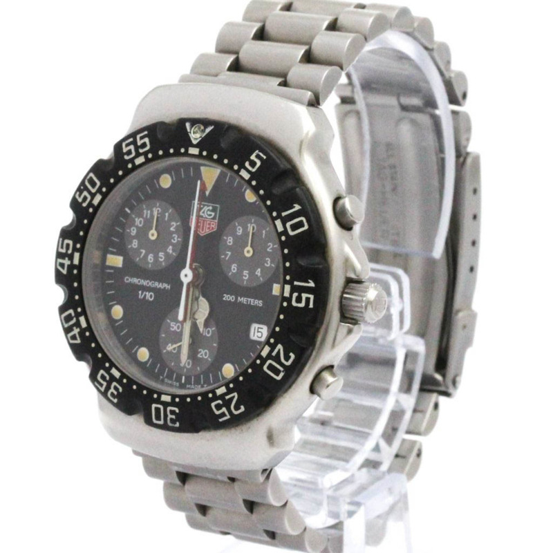 泰格豪雅 2000 一級方程式計時碼錶鋼質石英男式手錶 CA1211-1