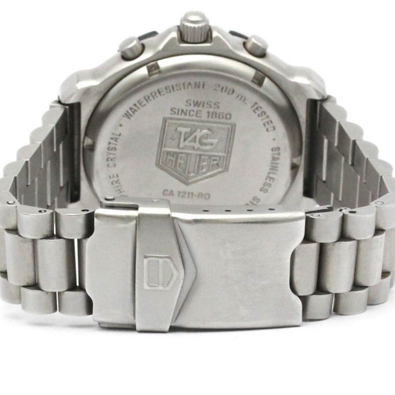 泰格豪雅 2000 一級方程式計時碼錶鋼質石英男式手錶 CA1211-4