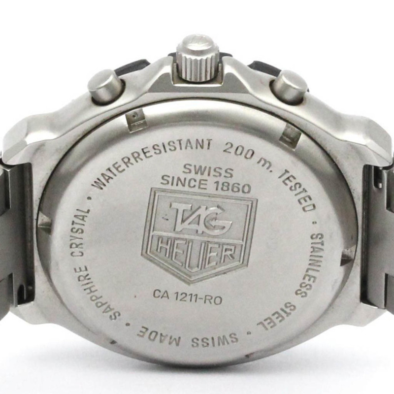 泰格豪雅 2000 一級方程式計時碼錶鋼質石英男式手錶 CA1211-5