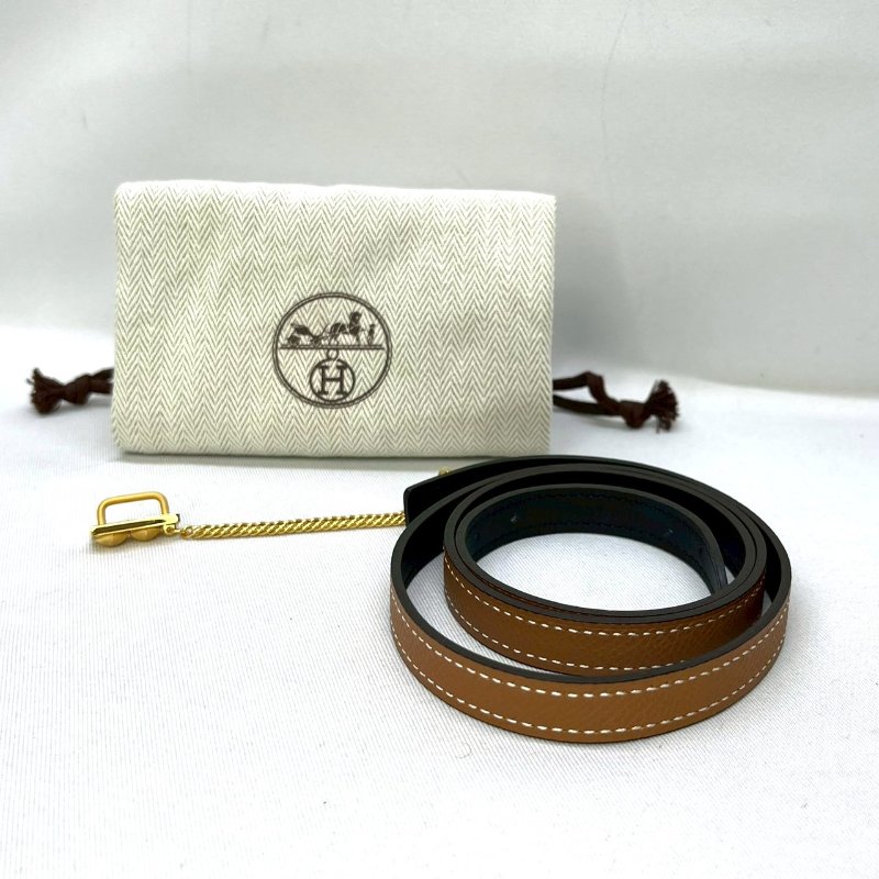 HERMES Medor鉚釘金鍊腰帶-1