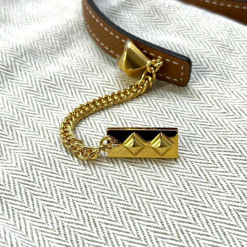 HERMES Medor鉚釘金鍊腰帶-3