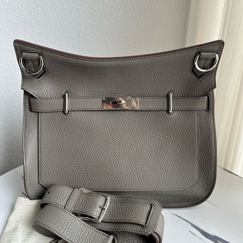 Hermes 吉普賽34 錫器灰男女生都可以駕馭的大包