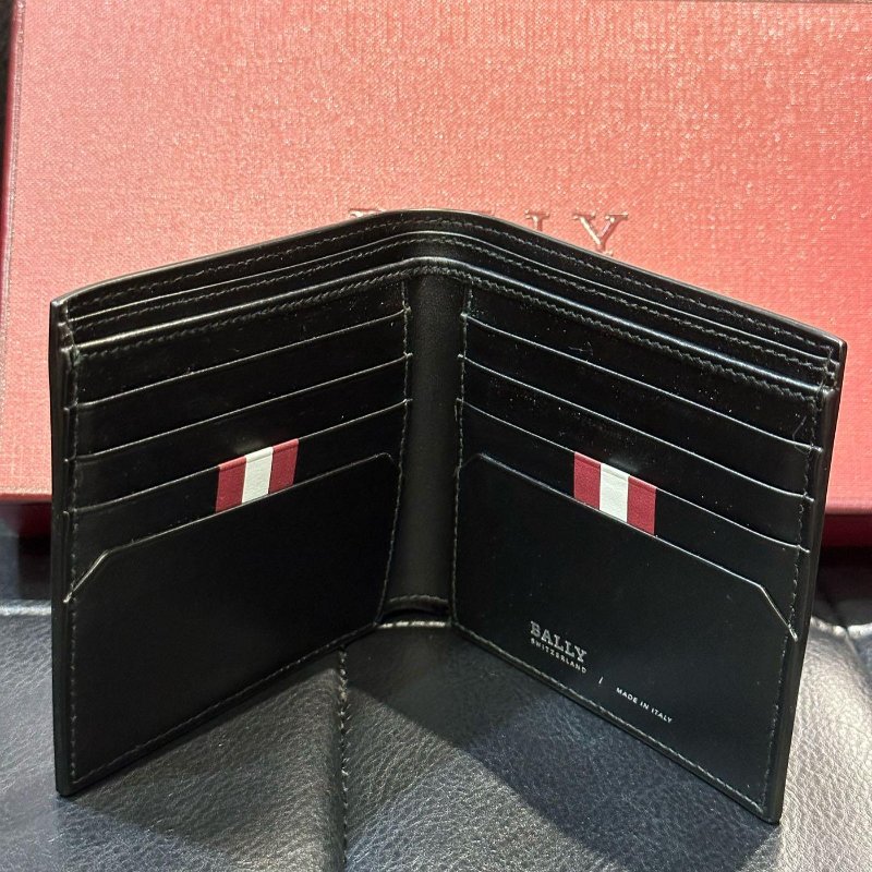 💎Han's house精品服飾💎Bally 小牛皮 卡夾 短夾 加 匙扣 套裝禮盒-7