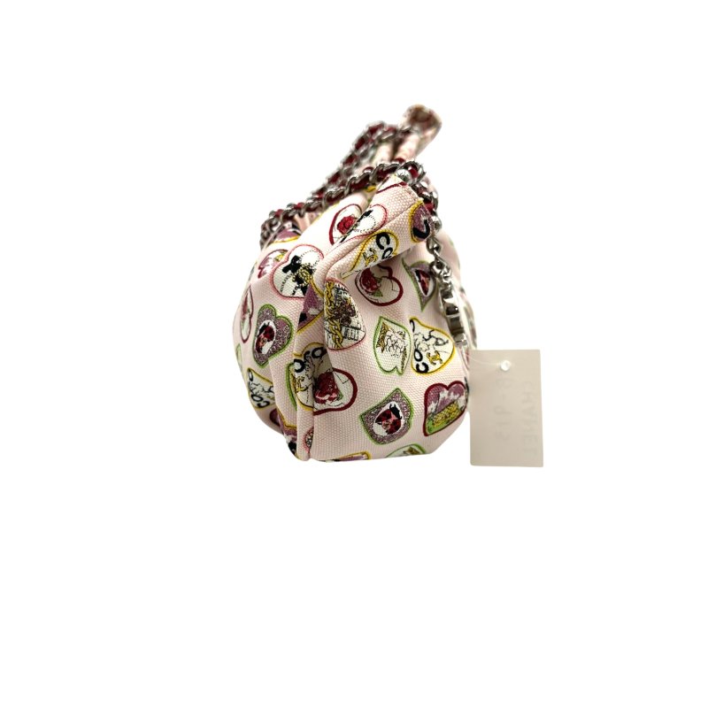 【美收精品】CHANEL日本直送】香奈兒鏈單肩包帆布象牙色銀色 B-913【隔月月中將轉賣至日本 上架期限30天】-2