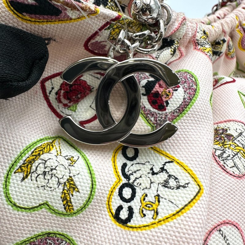 【美收精品】CHANEL日本直送】香奈兒鏈單肩包帆布象牙色銀色 B-913【隔月月中將轉賣至日本 上架期限30天】-6