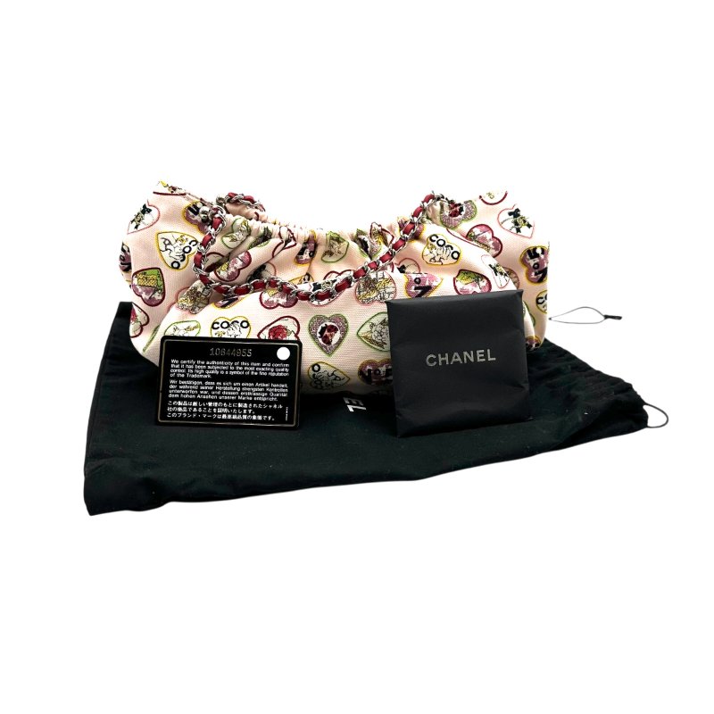 【美收精品】CHANEL日本直送】香奈兒鏈單肩包帆布象牙色銀色 B-913【隔月月中將轉賣至日本 上架期限30天】-10