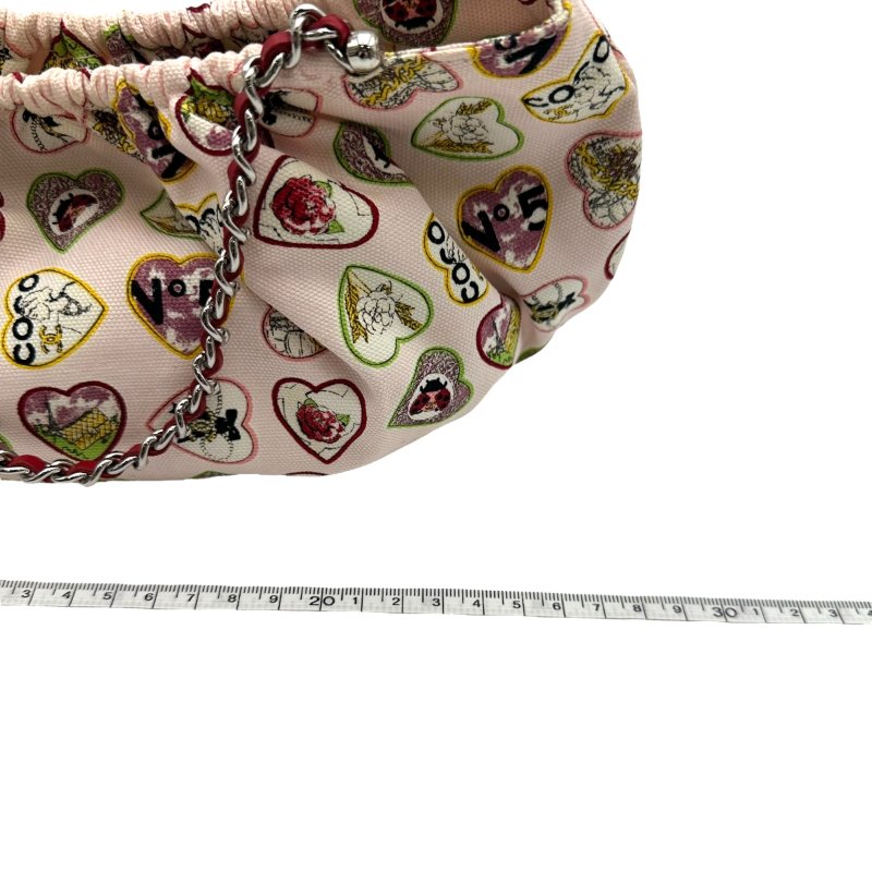 【美收精品】CHANEL日本直送】香奈兒鏈單肩包帆布象牙色銀色 B-913【隔月月中將轉賣至日本 上架期限30天】-11